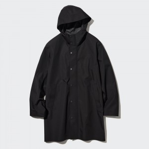 UNIQLO Blocktech Coat Siyah | 892-TMRFXH