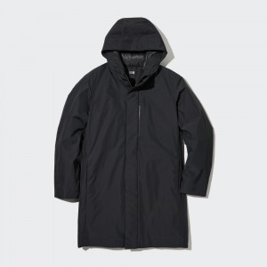 UNIQLO Hybrid Down Coat Siyah | 792-TELCMX