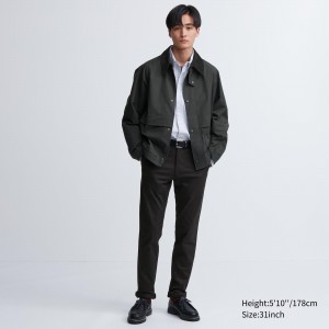 UNIQLO Slim Fit Chino Trousers Siyah | 684-YCXOTB