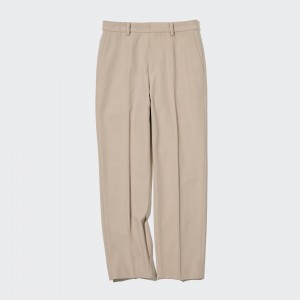 UNIQLO Smart Ankle Length Trousers Bej Rengi | 165-UQTZFV