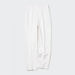 UNIQLO Smart Ankle Length Trousers Long Beyaz | 720-SAJCFO