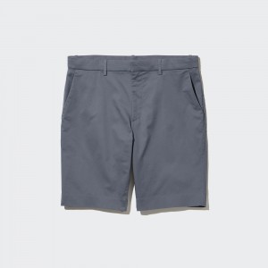 UNIQLO Stretch Slim Fit Shorts Gray | 924-TXMFGR