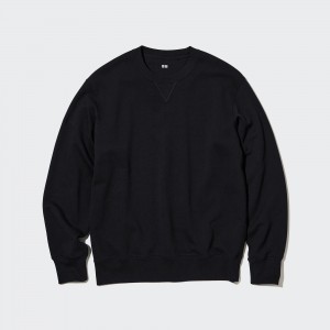 UNIQLO Sweatshirt Siyah | 182-KDULBS