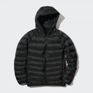 UNIQLO Ultra Light Down 3d Cut Parka Siyah | 287-AZCYVU