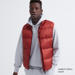 UNIQLO Ultra Light Down Vest Kırmızı | 703-ZTXEGJ