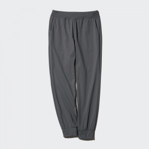 UNIQLO Ultra Stretch Airism Joggers Gray | 473-ANFHKL