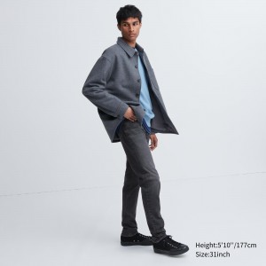 UNIQLO Ultra Stretch Skinny Fit Jeans Gray | 734-HTUDEY