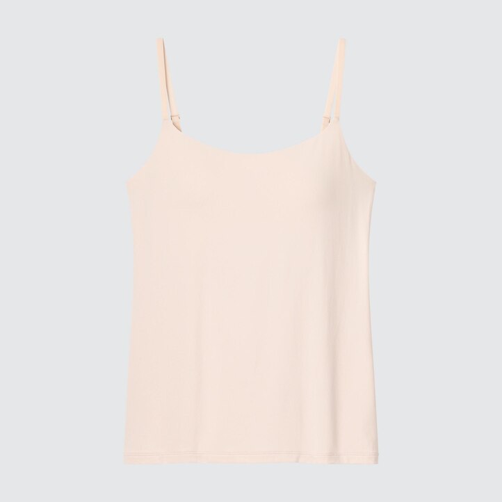 UNIQLO Airism Camisole Bra Top Beyaz | 157-YBPKFZ