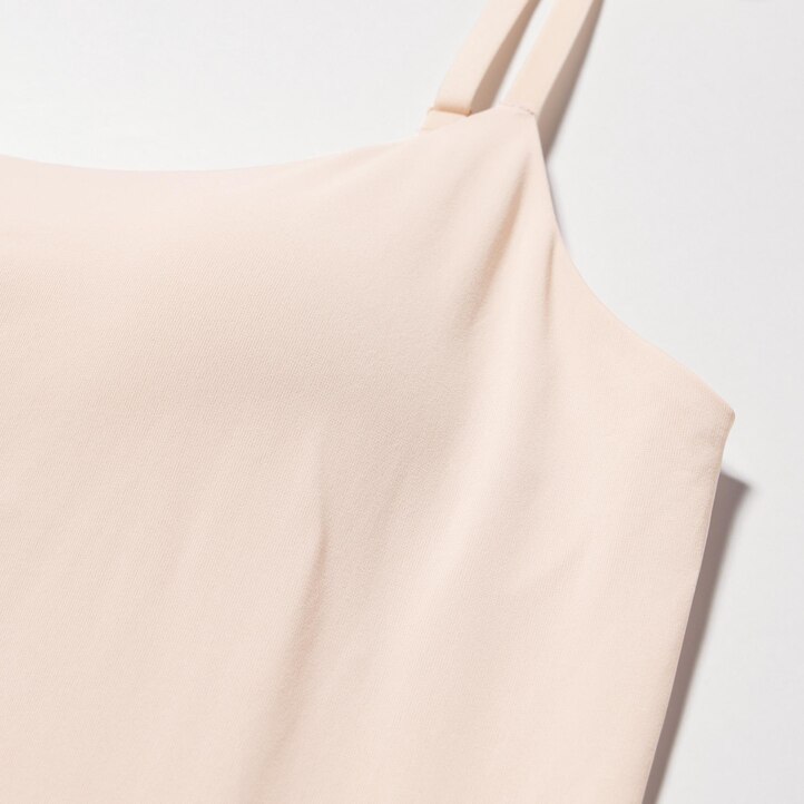 UNIQLO Airism Camisole Bra Top Beyaz | 157-YBPKFZ