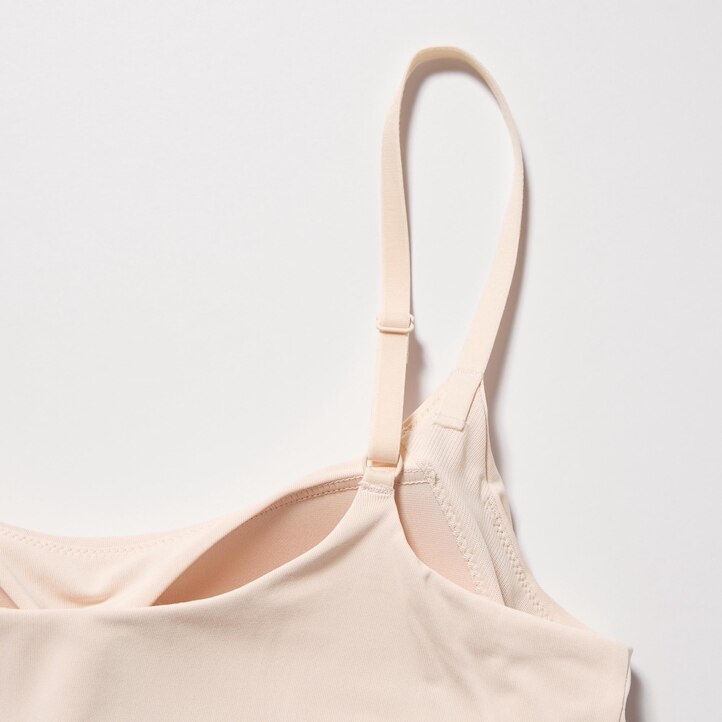 UNIQLO Airism Camisole Bra Top Beyaz | 157-YBPKFZ