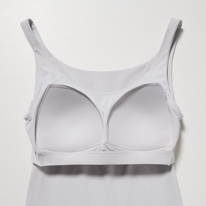 UNIQLO Airism Sleeveless Bra Top Lacivert | 170-RSEGKY