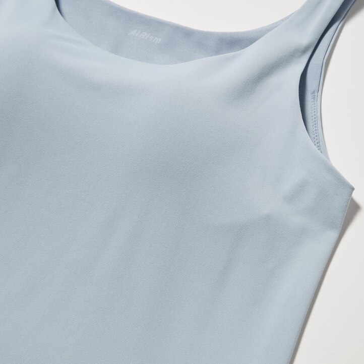 UNIQLO Airism Sleeveless Bra Top Siyah | 253-EJQOXC