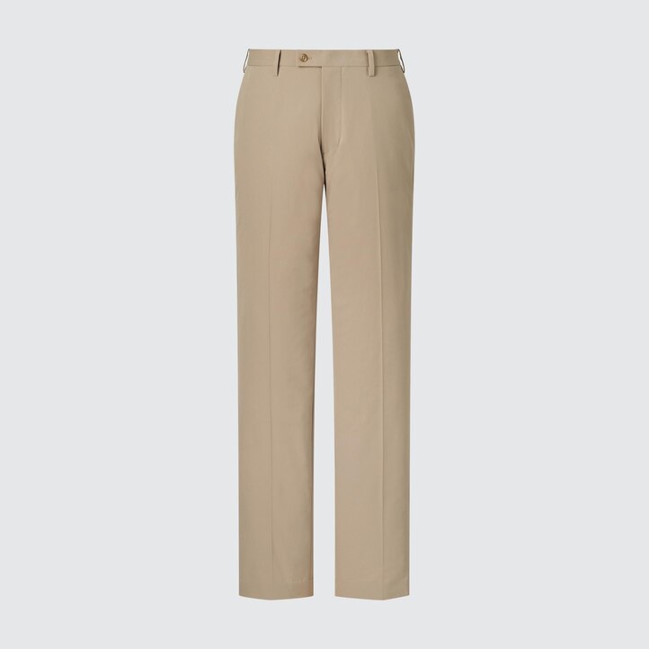 UNIQLO Airsense Ultra Light Cotton Like Trousers Long Siyah | 427-DXBLHU