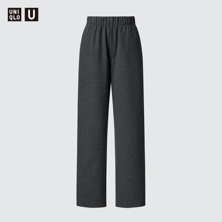 UNIQLO Brushed Jersey Trousers Koyu Kahverengi | 120-JHNQOM