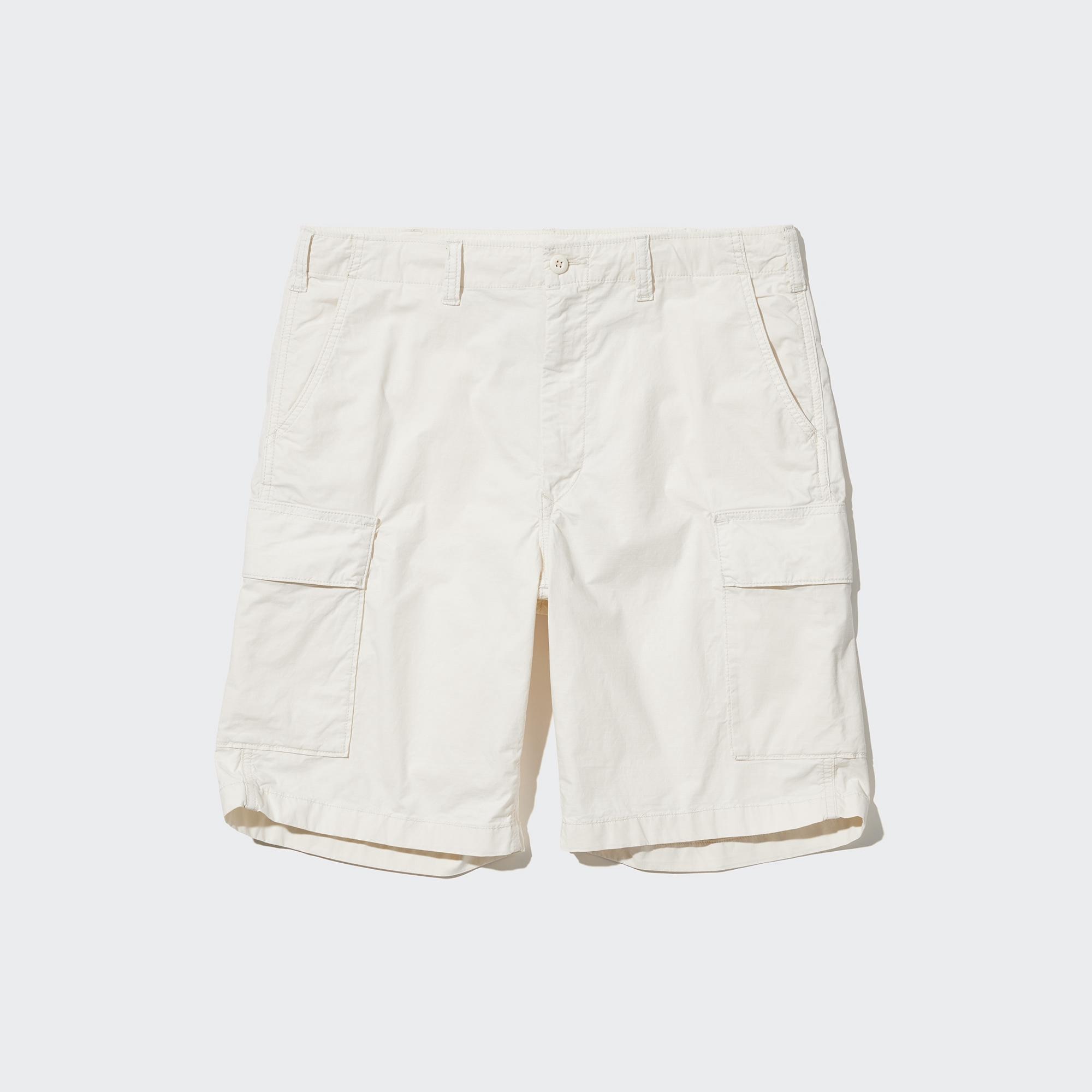 UNIQLO Cargo Shorts Beyaz | 732-LPGWHM