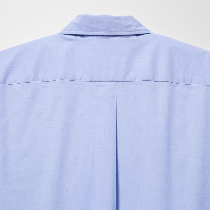 UNIQLO Extra Fine Cotton Broadcloth Long Sleeve Shirt Beyaz | 746-YWZXKR