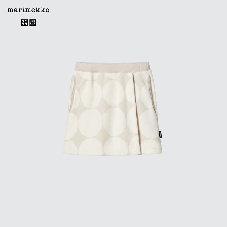 UNIQLO Girls Fleece Mini Skort Açık | 689-QKZPIJ