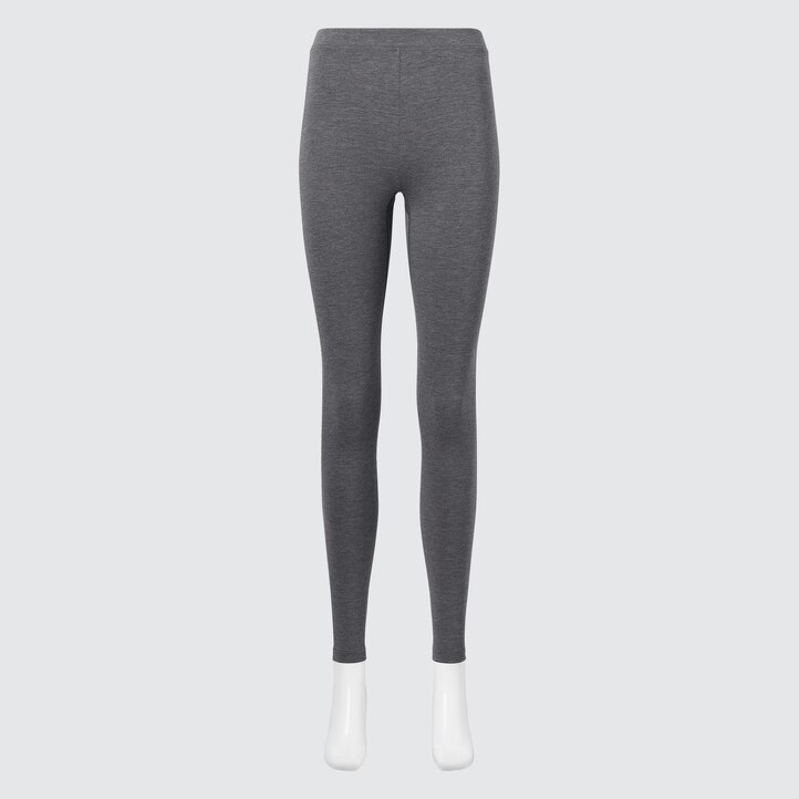 UNIQLO Heattech Extra Warm Cotton Thermal Leggings Koyu | 873-EKZFIV