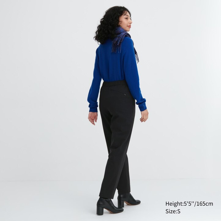 UNIQLO Heattech Warm Lined Trousers Lacivert | 820-IFJMWK