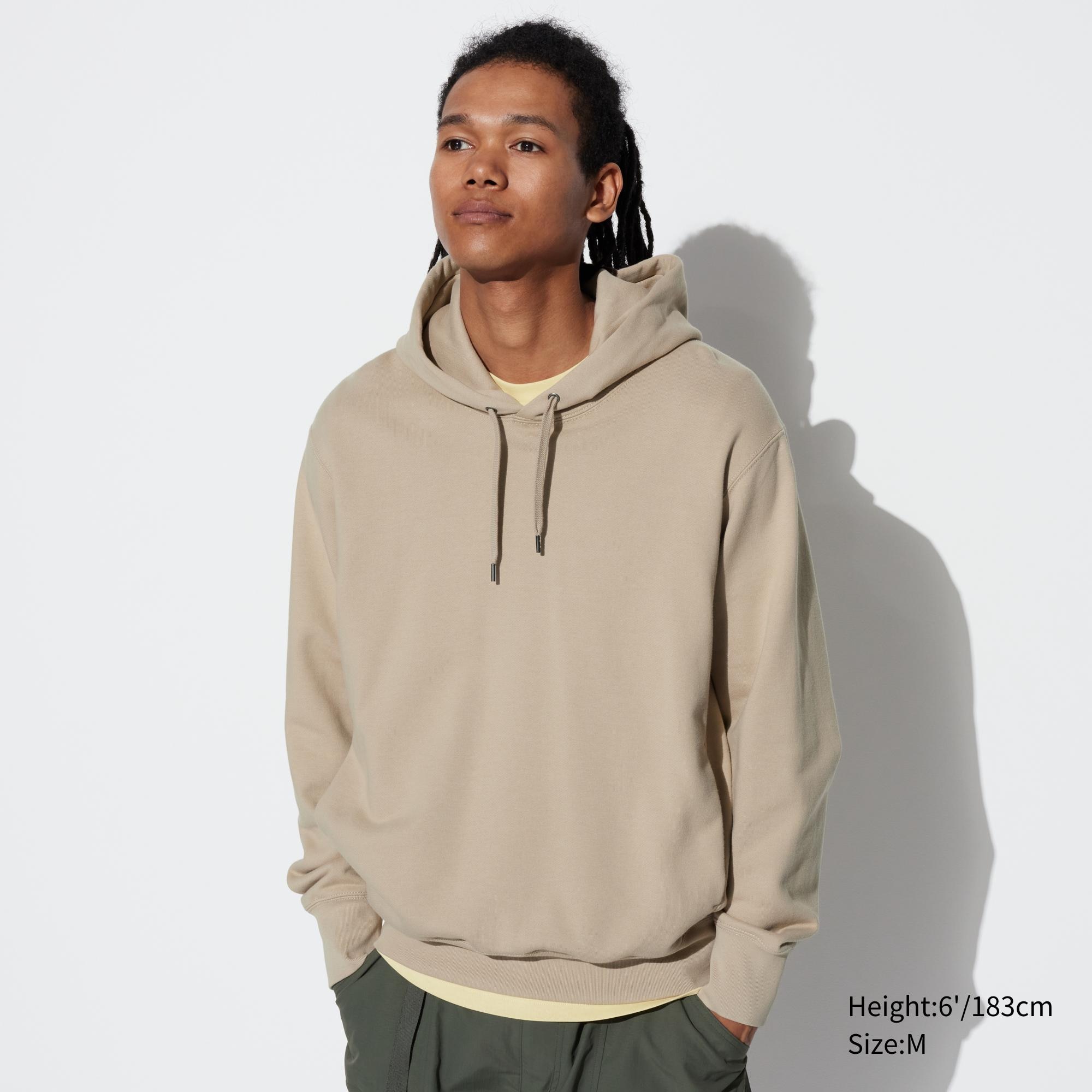 UNIQLO Pullover Hoodie Bej Rengi | 178-GSQXIL