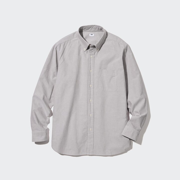 UNIQLO Regular Fit Oxford Shirt Beyaz | 241-HZASRK