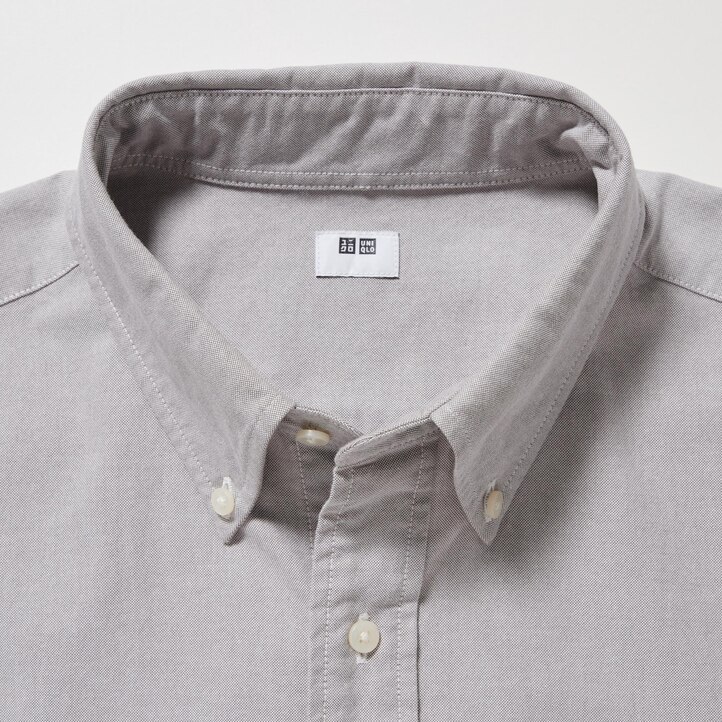 UNIQLO Regular Fit Oxford Shirt Beyaz | 241-HZASRK