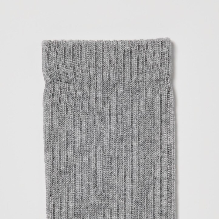 UNIQLO Ribbed Socks Three Pairs Beyaz | 439-GSJLIO