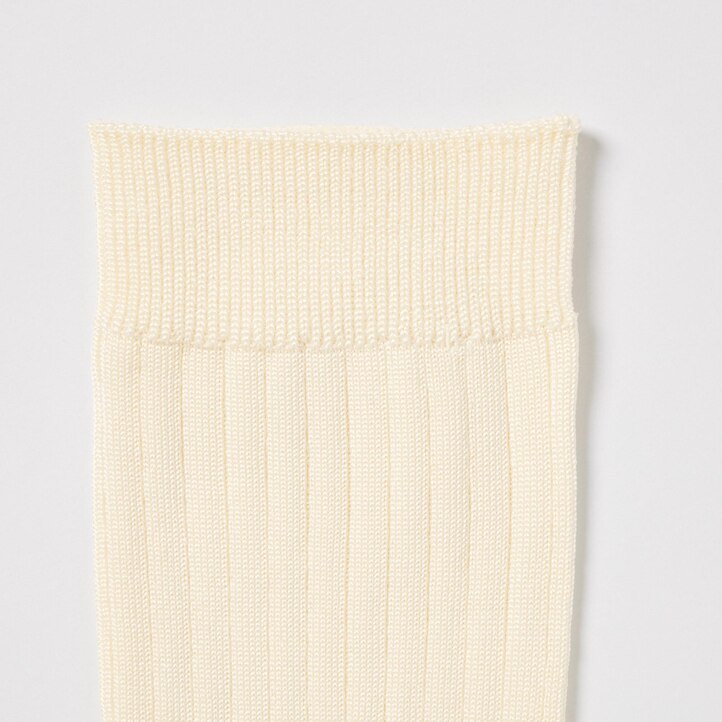 UNIQLO Ribbed Socks Three Pairs Siyah | 653-ABNYZX