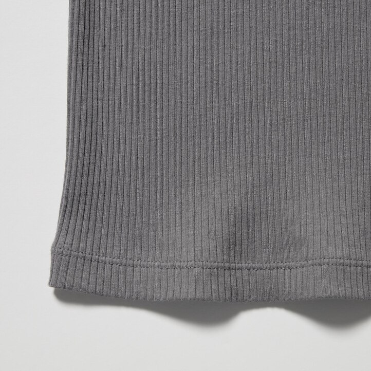 UNIQLO Ribbed Tank Top Turuncu | 749-QNGUAM