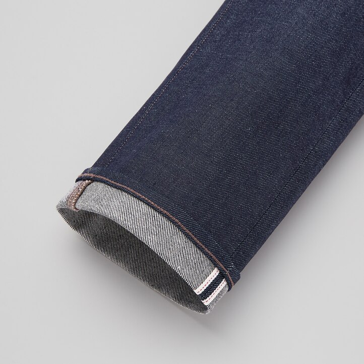 UNIQLO Selvedge Stretch Slim Fit Jeans 2021 Season Lacivert | 032-FGLTMP