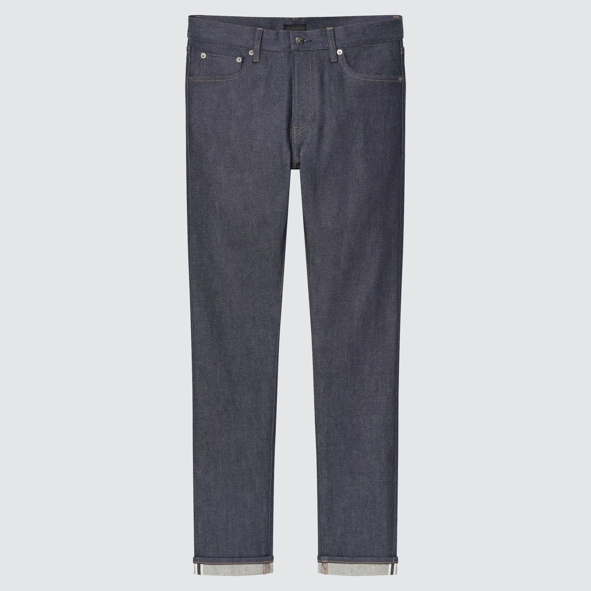 UNIQLO Selvedge Stretch Slim Fit Jeans 2021 Season Lacivert | 032-FGLTMP