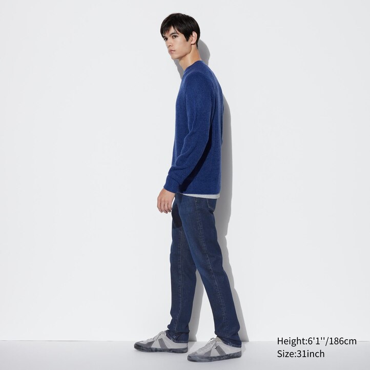 UNIQLO Slim Fit Jeans Mavi | 083-VMUTND