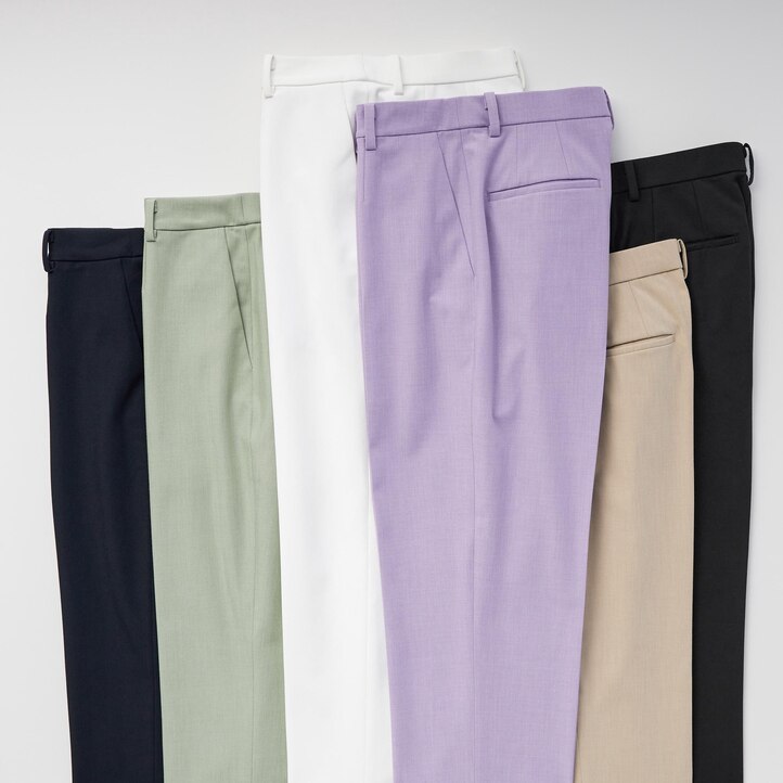 UNIQLO Smart Ankle Length Trousers Bej Rengi | 165-UQTZFV