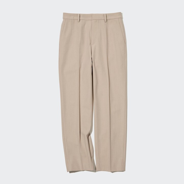 UNIQLO Smart Ankle Length Trousers Long Beyaz | 720-SAJCFO