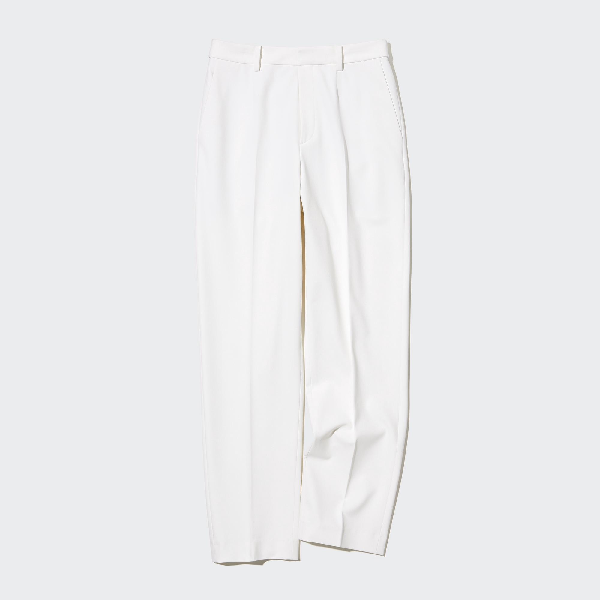 UNIQLO Smart Ankle Length Trousers Long Beyaz | 720-SAJCFO