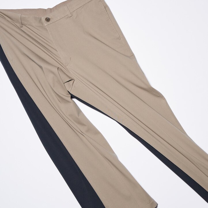 UNIQLO Smart Cotton Ankle Length Trousers Bej Rengi | 473-LVSMAO