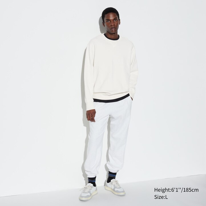 UNIQLO Sweatshirt Beyaz | 716-JKBYHS