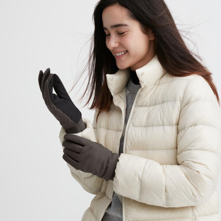 UNIQLO Touchscreen Gloves Koyu | 482-CFZELX