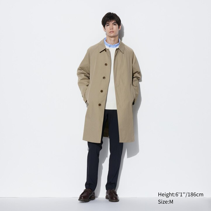 UNIQLO Two Way Single Breasted Coat Bej Rengi | 469-OAILJR