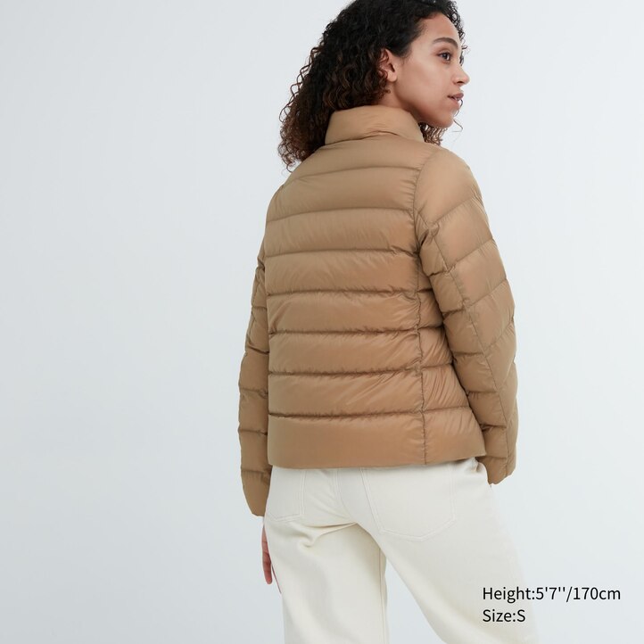 UNIQLO Ultra Light Down Jacket Bej Rengi | 857-OXEAZG