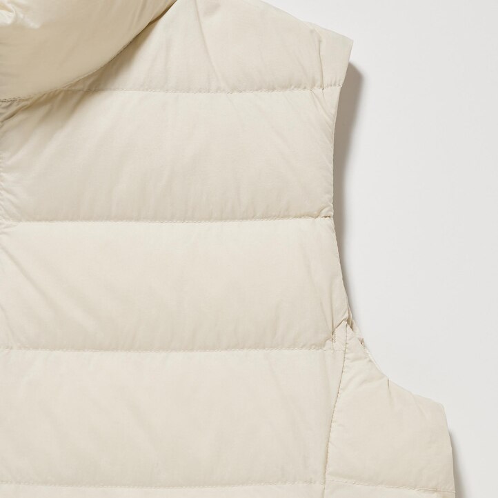 UNIQLO Ultra Light Down Vest Beyaz | 794-MYCVUH