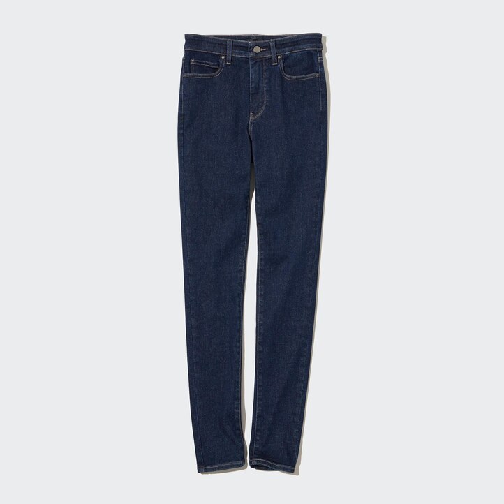 UNIQLO Ultra Stretch High Rise Skinny Fit Jeans Siyah | 904-CBGKSZ