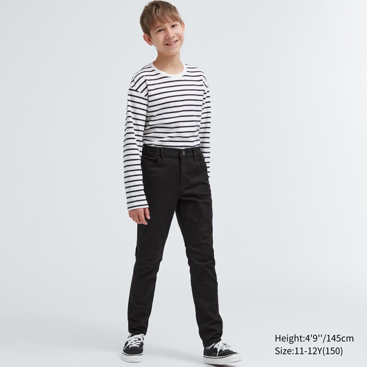 UNIQLO Ultra Stretch Soft Jeans Siyah | 726-DGVQUJ