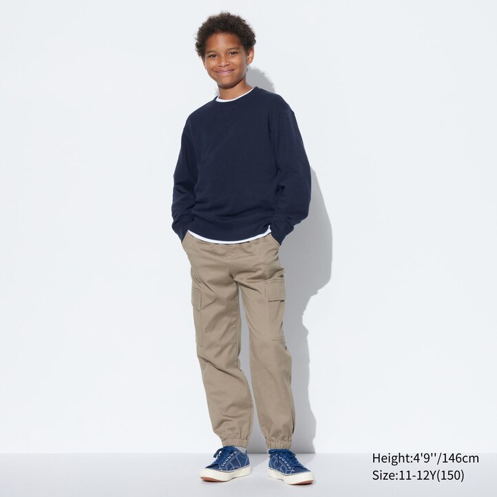 UNIQLO Ultra Stretch Soft Sweatshirt Lacivert | 208-ICZJBD