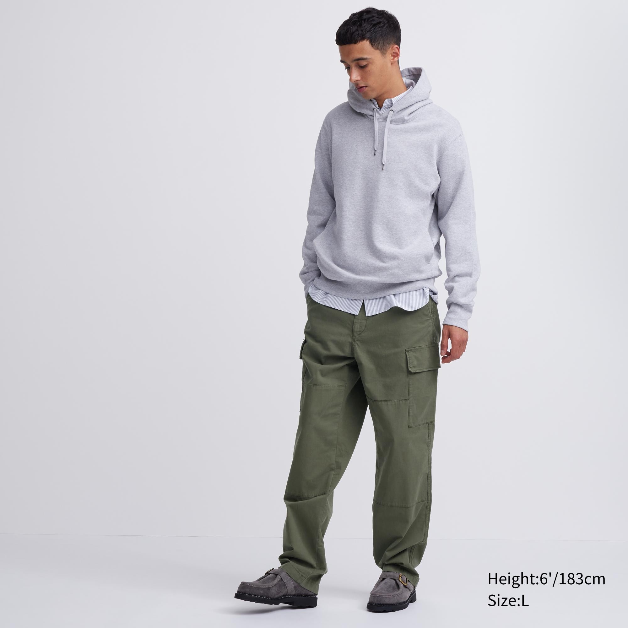 UNIQLO Utility Cargo Trousers Zeytin Yeşili | 047-QGZUBL