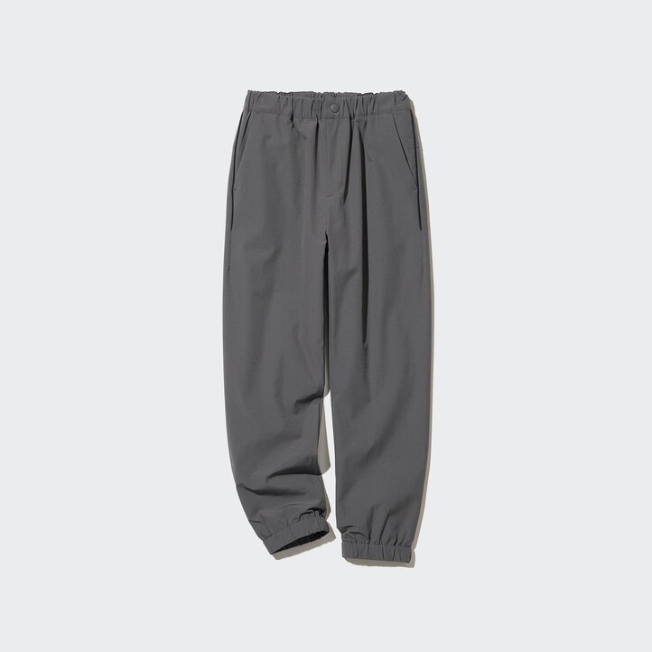 UNIQLO Warm Stretch Lined Joggers Siyah | 194-HZEMSD